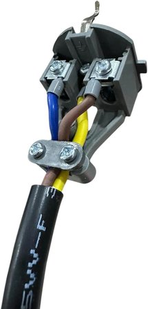 3x2.5mm TTR Topraklı Siyah Kauçuk Seyyar Uzatma Kablosu(5 metre)