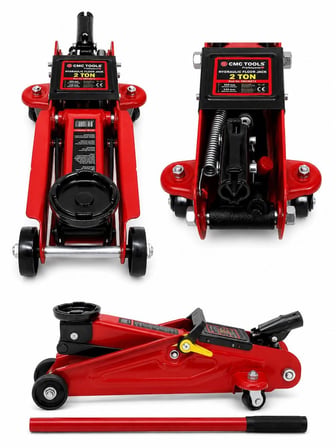 2 Ton Hidrolik Kriko Arabalı Kriko Taşıma Çantalı 135-320 mm Profesyonel