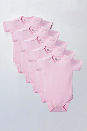 Kısa Kol Body Zıbın Çocuklar İçin (5 ADET) Alttan Çıtçıtlı Özel Gereksinimli Büyük Boy