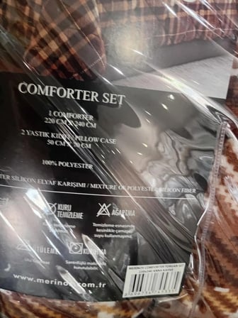 Merinos Comforter Çift Kişilik Yorgan Set / 220x240 / Çeyiz / Yorgan /Set