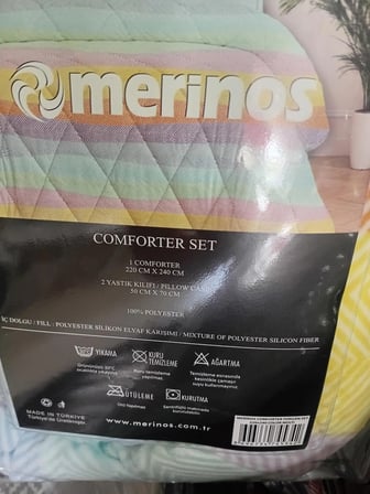 Merinos Comforter Çift Kişilik Yorgan Set / 220x240 / Çeyiz / Yorgan /Set