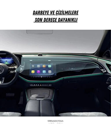 Mercedes E180 2025 Multimedya ve Yolcu Ekran Uyumlu Nano Ekran Koruyucu