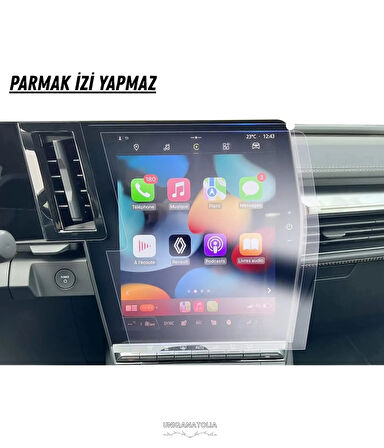 Renault Austral 2025 Navigasyon ve Multimedya Uyumlu Nano Ekran Koruyucu