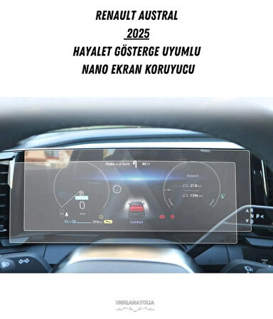 Renault Austral 2025 Hayalet Gösterge Uyumlu Nano Ekran Koruyucu