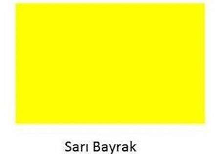 Cankurtaran Bayrak - SARI 50*75 cm