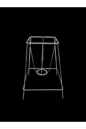 Masa Lambası İskelet Teli 3mm Paslanmaz Galvaniz Metal (2 Metre Arapuarlı Duy Dahil)