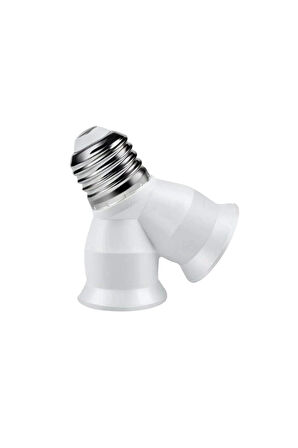 Splitter, E27 Duy Çokalayıcı (İkili Ampul Duyu) 1 Adet