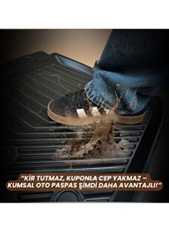 Audi A7 2018+ Uyumlu 3d Oto Paspas Havuzlu