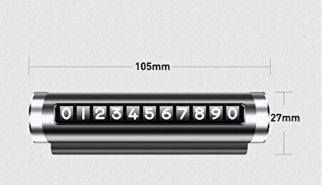 Çevirmeli Ayarlı Torpido Üstü Silindir Numaratör