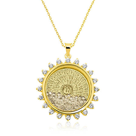 925 Ayar Gümüş Esmaül Hüsna Kadın Gümüş Kolye