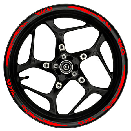 RKS kırmızı yazılı  kırmızı pençe şeritli