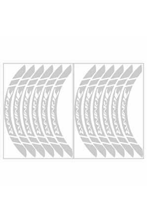 yeni özel  motosiklet Jant Şeridi Dominar Geniş Sağ-Sol/Ön-Arka