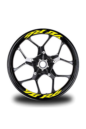 Yzf R6  Yazılı 8Li Jant İçi Yazı Sticker Etiket