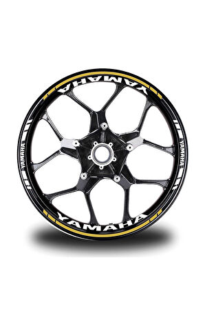 Neon Sarı Yamaha Mt 10 Sp Takım Jant Sticker Etiket