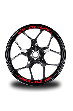 Mt - 10 Sp Yazılı 8Li Jant İçi Yazı Sticker Etiket