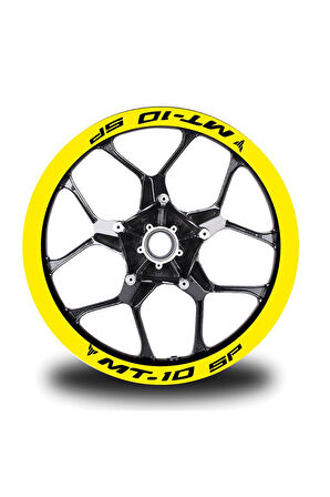 Mt - 10 Sp Yazılı 8Li Jant İçi Yazı Sticker Etiket