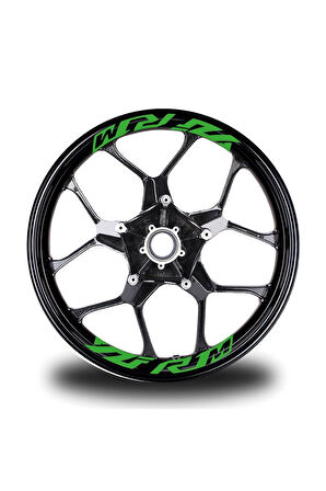 Yzf R1M  Yazılı 8Li Jant İçi Yazı Sticker Etiket