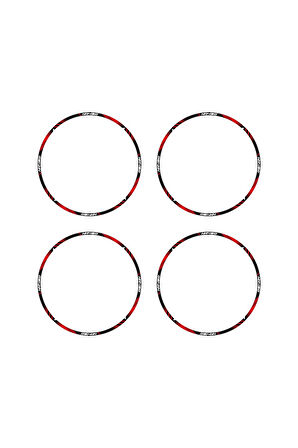 CFMOTO NK450 Sticker Jant Dışı Şerit Baskılı Kırmızı Model