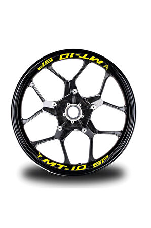 Mt - 10 Sp Yazılı 8Li Jant İçi Yazı Sticker Etiket
