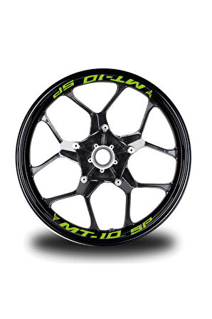 Mt - 10 Sp Yazılı 8Li Jant İçi Yazı Sticker Etiket