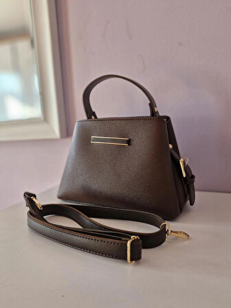 Kahverengi Kadın Çantası , Omuz Çantası, Günlük Kol Çantası