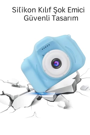 Renkli Çocuk Kamerası | Taşınabilir Mini Dijital Fotoğraf Makinesi | Hediyelik Çocuk Kamerası