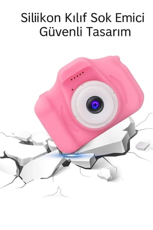 Renkli Çocuk Kamerası | Taşınabilir Mini Dijital Fotoğraf Makinesi | Hediyelik Çocuk Kamerası