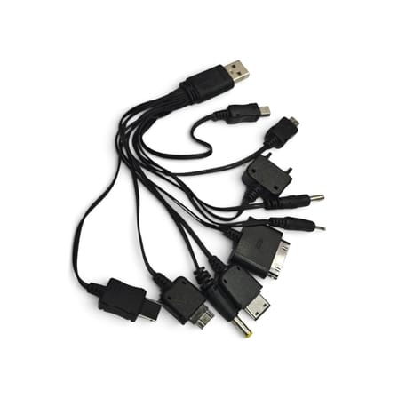 10 in 1 Evrensel Çoklu USB Telefon Şarj Kablosu – Nokia iPhone 4, Samsung, Sony Ericsson, PSP, Mini, V3, Micro USB Uyumlu
