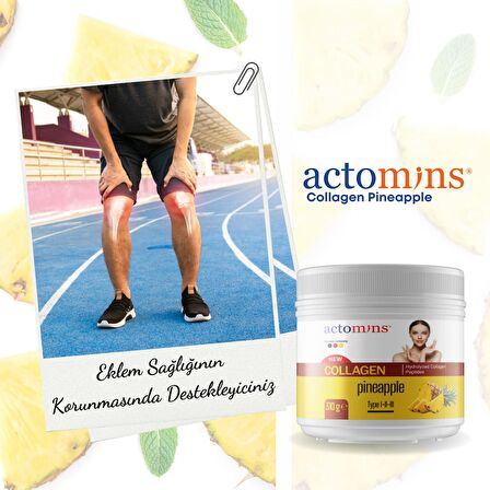 ACTOMINS® Collagen Pineapple 310 g 2 Aylık Paket | 2'li Paket
