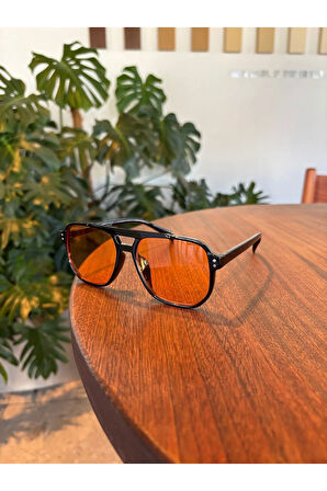 Colmar Turuncu Çift Köprülü Trend Modeli Turuncu Camlı Unisex Güneş Gözlüğü 50 20 148