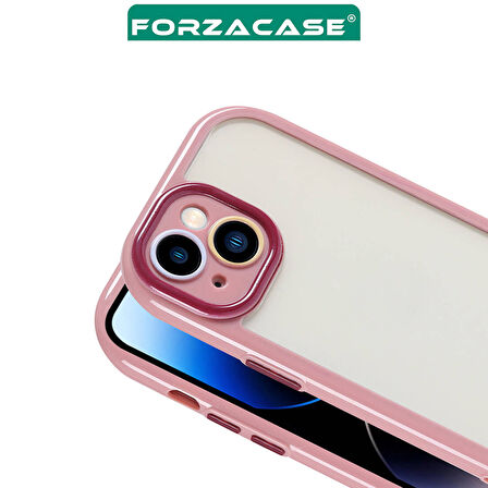 Forzacase Samsung Galaxy A55 uyumlu Colorful Serisi Kamera Korumalı Yarı Esnek Plastik Tpu Kılıf