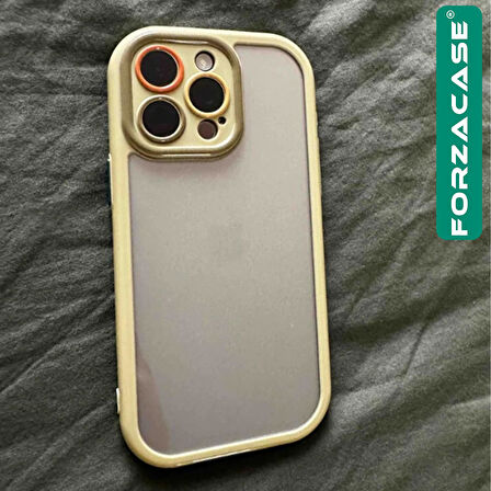 Forzacase Samsung Galaxy A55 uyumlu Colorful Serisi Kamera Korumalı Yarı Esnek Plastik Tpu Kılıf