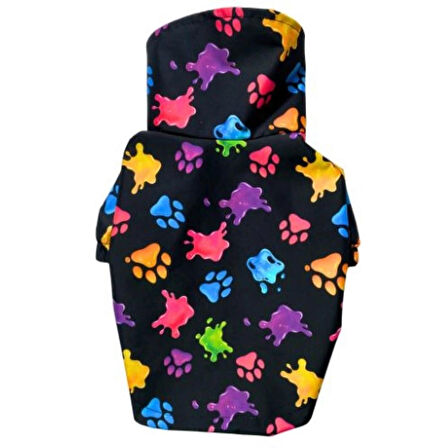 Gedyco Colorful Paws Polarlı Küçük Irk Köpek Yağmurluğu