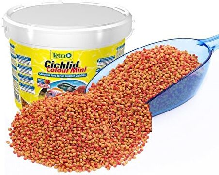 Tetra Cichlid Colour Mini Granules 100 Gr. Açık Kovadan Bölme