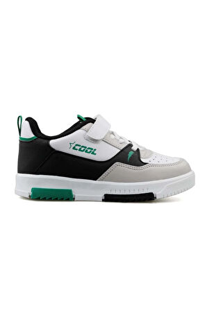Cool Max Force Sneaker Çocuk Spor Ayakkabı Siyah Beyaz Kırmızı