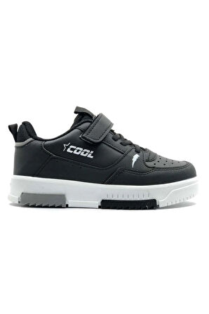 Cool Max Force Sneaker Çocuk Spor Ayakkabı Siyah Beyaz Kırmızı