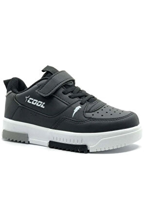 Cool Max Force Sneaker Çocuk Spor Ayakkabı Siyah Beyaz Kırmızı