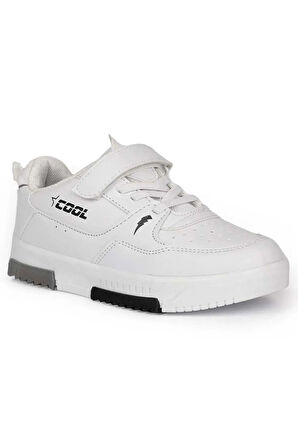 Cool Max Force Sneaker Çocuk Spor Ayakkabı Siyah Beyaz Kırmızı