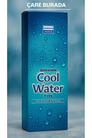 Darshan Incense - Cool Water 20'li Çubuk Tütsü