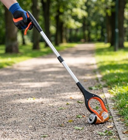 ŞeyliŞeyler - Pratik Çöp Toplama Kıskacı 83 cm 1 Adet - Katlanabilir Çok Amaçlı Yakalama ve Tutma Aparatı