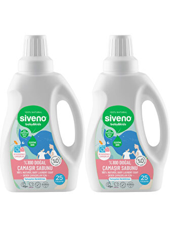 %100 Doğal Bebek Çamaşır Sabunu Kendinden Yumuşatıcılı Bitkisel Deterjan Vegan 750 ml X2 Adet