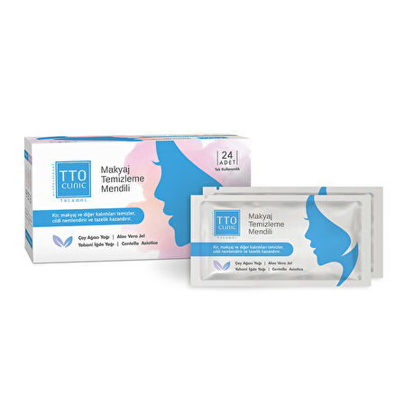 TTO CLINIC MAKYAJ TEMİZLEME MENDİLİ 1 adet