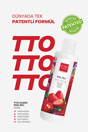 TTO Clinic Çilek Tazeliği Duş Jeli Panthenol İle Cildinizi Onarın