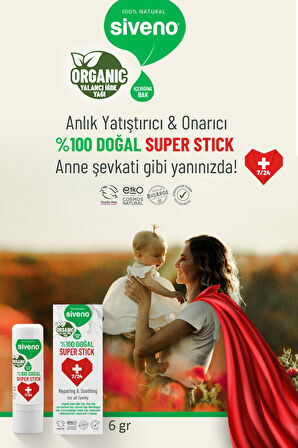 Siveno %100 Doğal Yaz Seti Sinek Kovucu+Yatıştırıcı Stick+Leke Karşıtı Güneş Losyonu