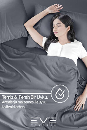 Fitted Yüksek Kaliteli Penye Kumaş Çift Kişilik Lastikli Çarşaf 