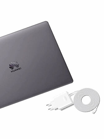  Matebook Ve Cep Telefonu Uyumlu Şarj Cihazı ( Usb - C Kablo 65w Adaptör ) Cp81 Set