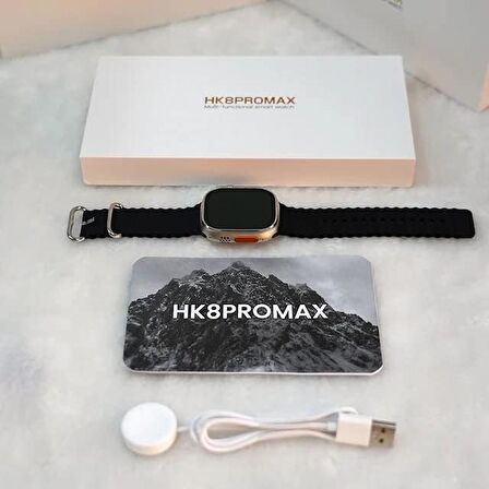 49 mm HK8 Pro Max Ultra Süper Amoled Ekran Akıllı Saat