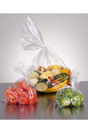 Omeyva Şeffaf Naylon Bakkaliye Torbası Poşeti 3 Kg.lık 25x42 Cm. - 1 Kg. - Ort. 140 Adet - 1 Paket