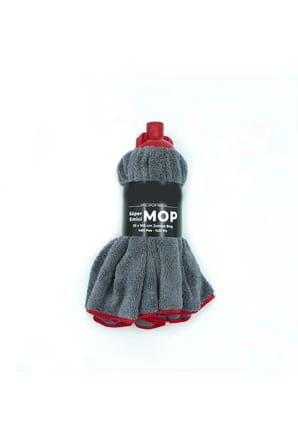 Omeyva Mikrofiber Jumbo Boy Vidalı Islak Mop - 105x55 Cm. - Yedek Mop Paspas Ucu Başlığı - 1 Adet