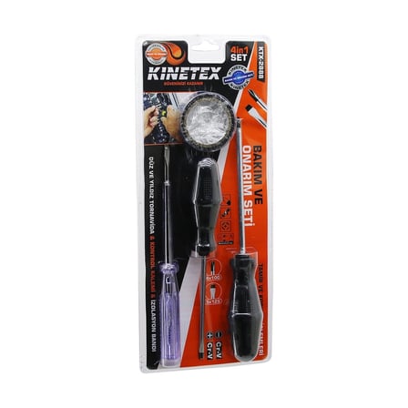 4Pcs Tornavida Çok Amaçlı Set Düz Yıldız Tornavida Kalem Elektrik Bant